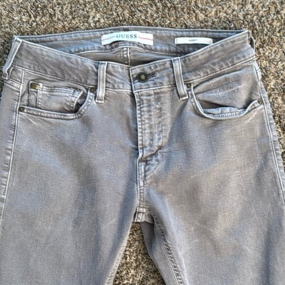 Guess 32 x 30 Gray Skinny Jeans - Picture 2 of 12